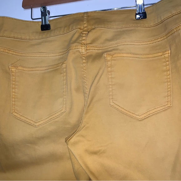 Maurices Golden Yellow/Mustard Pants Large Regular - Picture 4 of 8
